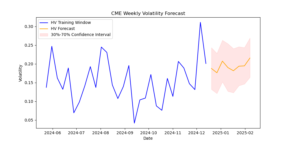 CME volatility forecast