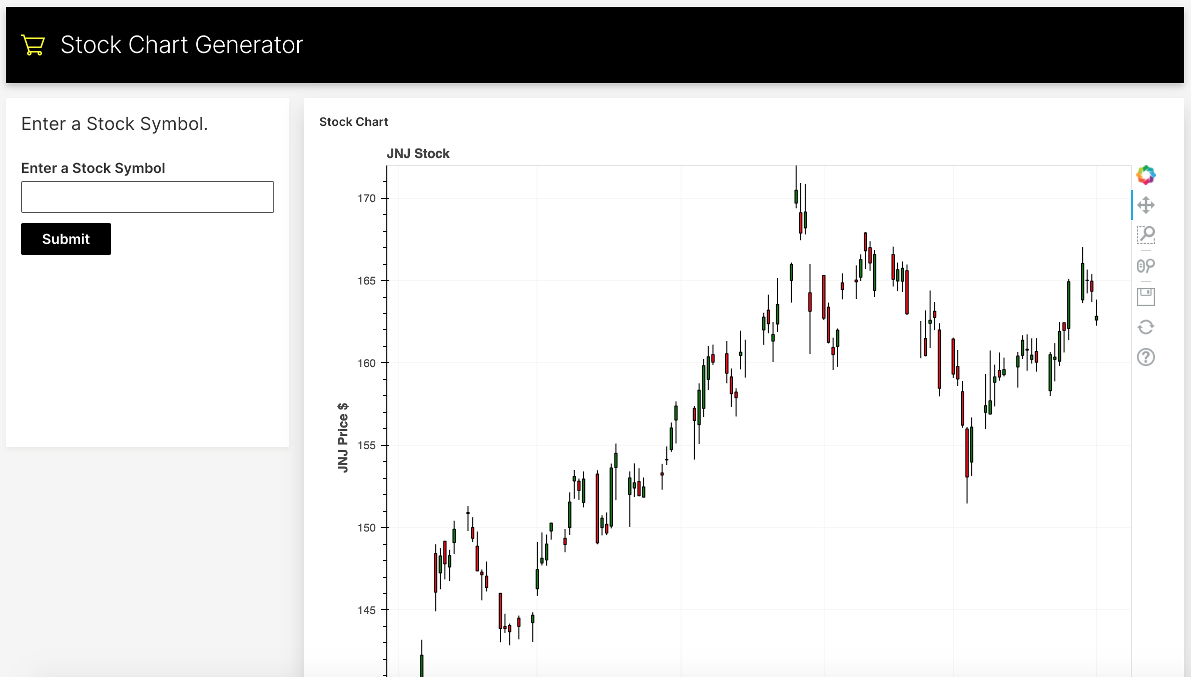 Wave App Stock Chart Generator