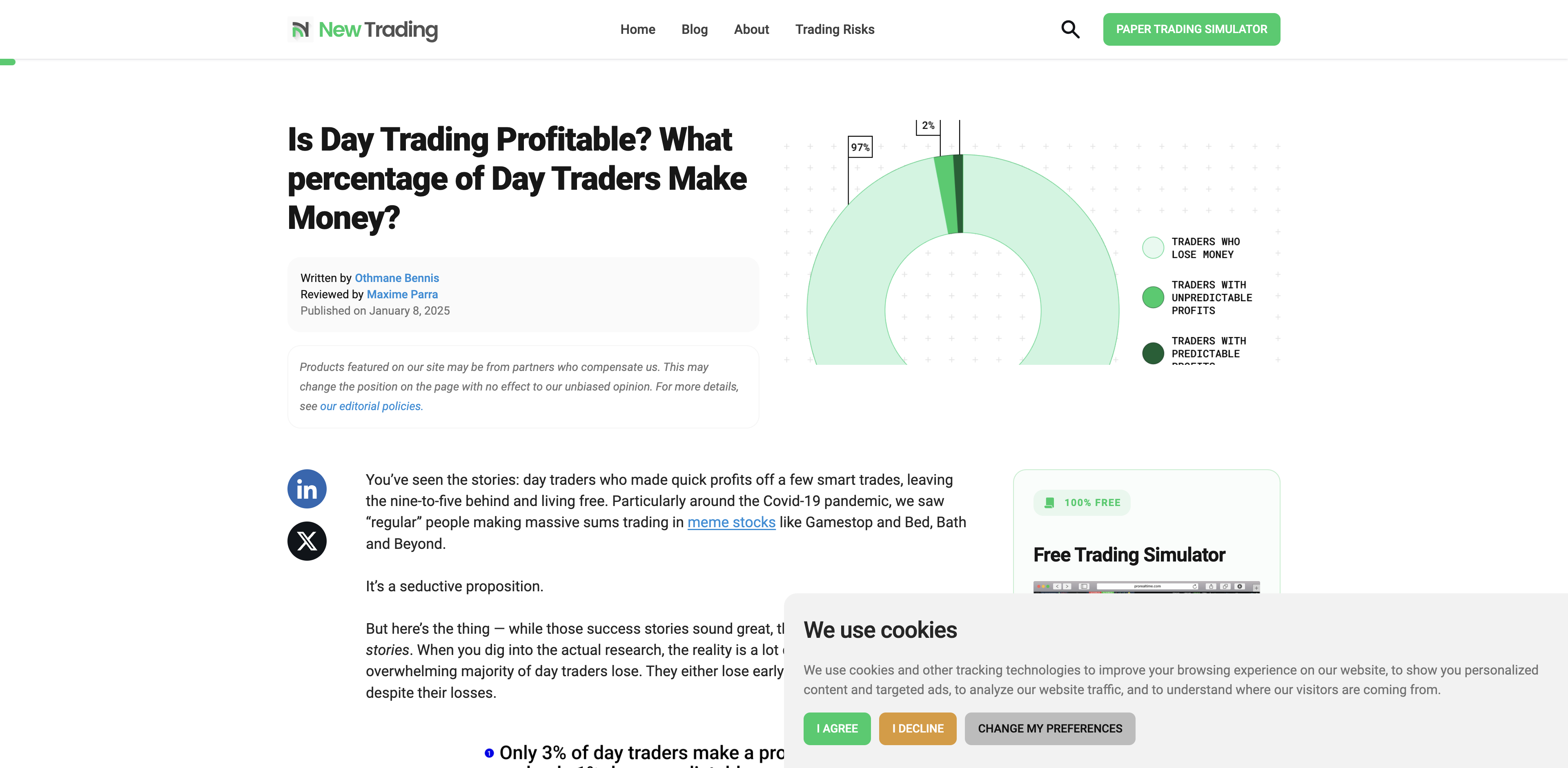 Screenshot of Is Day Trading Profitable? Here&rsquo;s What Statistics Say